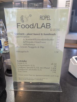  at Rüpel Food LAB Kiosk in Hannover