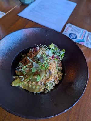Thai tofu curry at Hideaway  in Sheffield