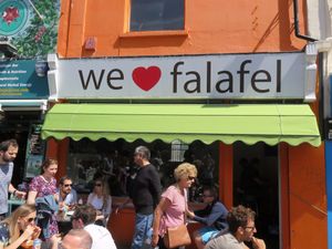 passing by (2015) at We Love Falafel in Brighton