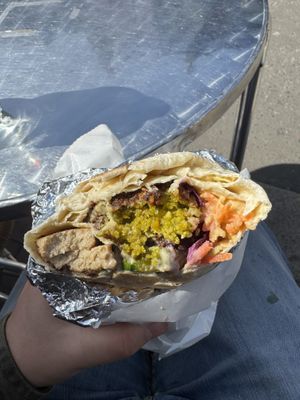   at We Love Falafel in Brighton