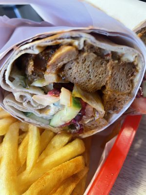 Platter  at We Love Falafel in Brighton