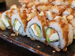 Thai Hippie roll at Blue Sushi Sake Grill in Surprise