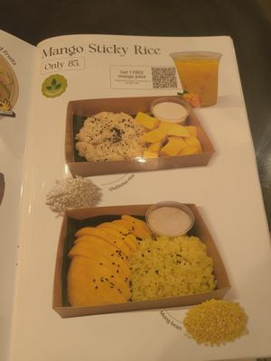 Vegan Mango Sticky Rice at Xoài-Mango Local Dishes in Ho Chi Minh City
