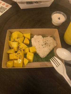 Mango Sticky Rice at Xoài-Mango Local Dishes in Ho Chi Minh City