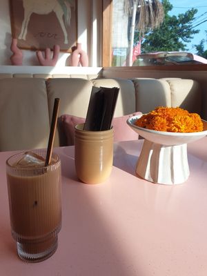 Iced caramel latte 50k rp at KYND COMMUNITY - Uluwatu in Pecatu