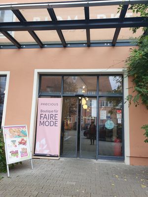 Entrance at Biomarkt in Wasserburg