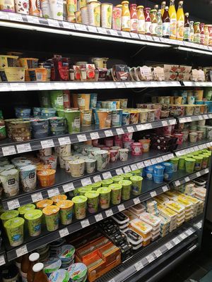 Joghurts at Biomarkt in Wasserburg