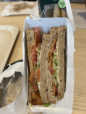 BLT  at RSPB Arne Shop and Cafe in Wareham