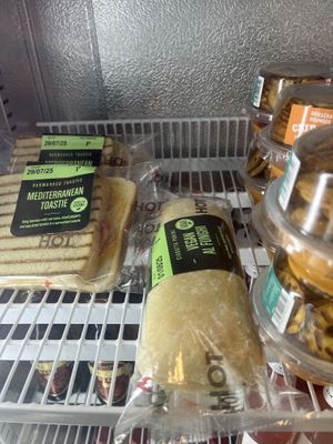 Mushroom baguette   at RSPB Arne Shop and Cafe in Wareham