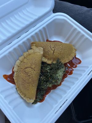 Beet y pumpkin empanadas at Jajaja Mexicana  in Union City