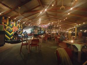 Wonderful live music at Pushcart Jerk Center & Rum Bar in Negril