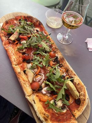 Veggies  at Spisa Pizza in Stockholm