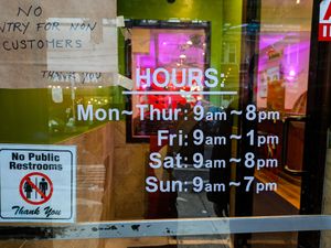 Hours on the door at Soko Lovers at Soko Lovers in Philadelphia