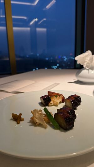 Sautéed vegetables  at La Yeon in Seoul