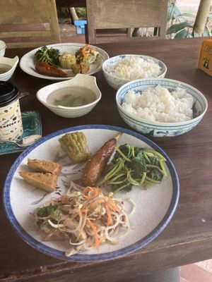 Lunch  at Yên Homestay & Vegan Macrobiotic in Hoi An