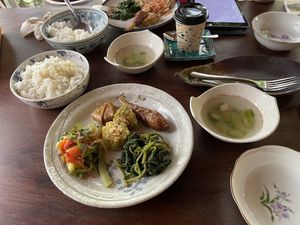 Local lunch  at Yên Homestay & Vegan Macrobiotic in Hoi An