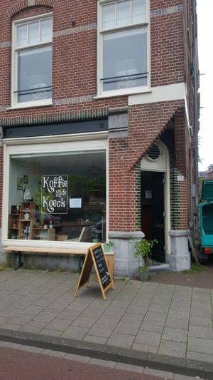 Outside at Koffie ende Koeck in Amsterdam