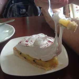 OMG! Look at the stretch on that meringue!  at Koffie ende Koeck in Amsterdam