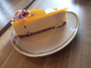 Cheese cake at Koffie ende Koeck in Amsterdam
