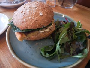 Egg on sandwich at Koffie ende Koeck in Amsterdam