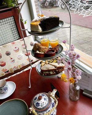 Afternoon tea   at Koffie ende Koeck in Amsterdam