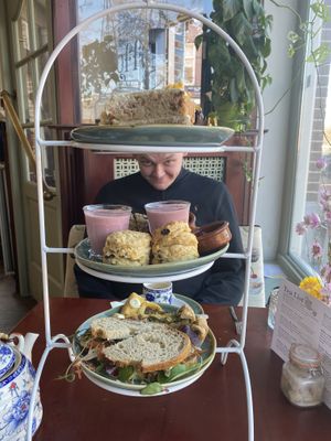 Afternoon tea selection   at Koffie ende Koeck in Amsterdam