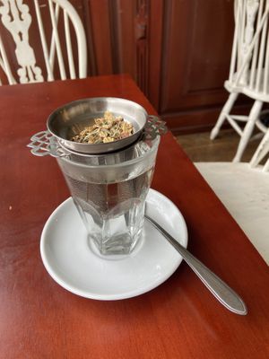 Ginger lemongrass tea: nice and mild at Koffie ende Koeck in Amsterdam