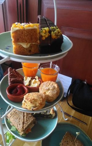 Vegan high tea at Koffie ende Koeck in Amsterdam