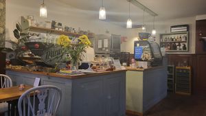 Lovely cafe place with delicious food and cakes. at Koffie ende Koeck in Amsterdam