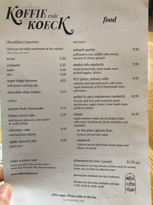  at Koffie ende Koeck in Amsterdam