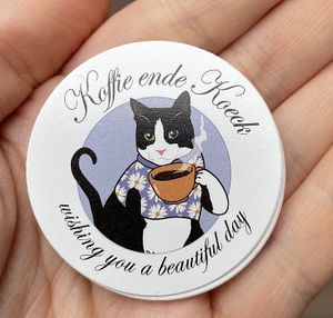 Sticker  at Koffie ende Koeck in Amsterdam