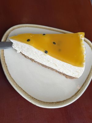 Passion fruit cheesecake   at Koffie ende Koeck in Amsterdam