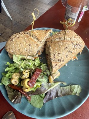 Smoky tofu sandwich   at Koffie ende Koeck in Amsterdam