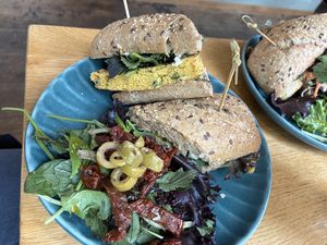 Frittata sandwich: tasty  at Koffie ende Koeck in Amsterdam