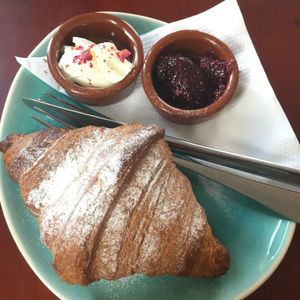 Amazing croissant at Koffie ende Koeck in Amsterdam