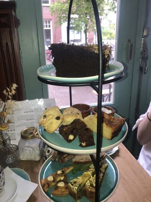 High tea 😊💕 at Koffie ende Koeck in Amsterdam