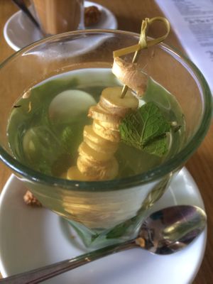 Ginger "tea" at Koffie ende Koeck in Amsterdam