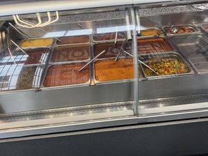 Curries on display   at Doaba Sweets and Restaurant in Brampton