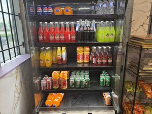 Soft drink display   at Doaba Sweets and Restaurant in Brampton