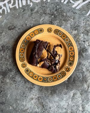 Tahini Brownies.  at nOm in Southend-on-sea