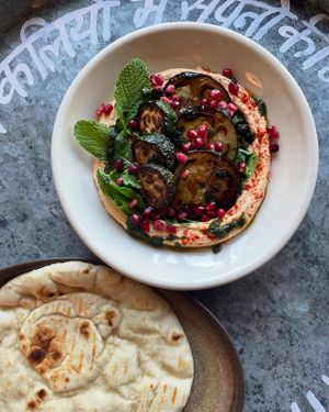 Hummus Bowl.  at nOm in Southend-on-sea
