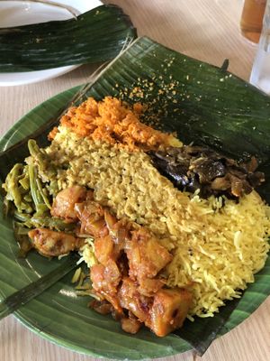 Vegan lamprais at 7 Siri - Taste of Sri Lanka in Auckland