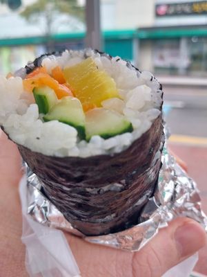 Very kind Korean aunties who put love into the food they make. at Gim Yeosane - 김여사네 in Jeju