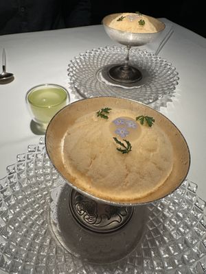 Fanciest creamsicle ever   at Californios in San Francisco