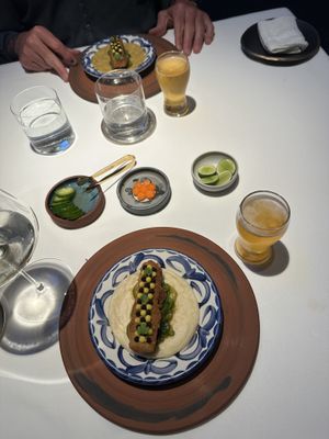 Avocado taco  at Californios in San Francisco