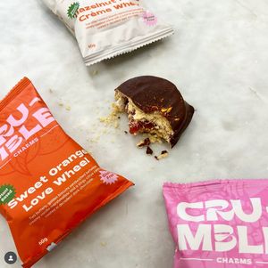 Australian Crumble Charms - vegan & gluten free at Lo Tide in Maynard