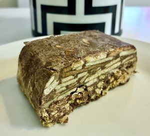Lazy peanut butter cake at Innocent Sweets in Dubai