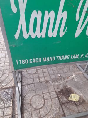 Address at Quán Chay Xanh Vegan in Ho Chi Minh City