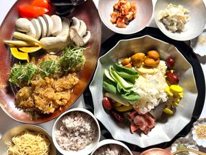 Vegan Herbal Hot Pot & Shabu-Shabu at FOODLAB Tsukiji in Tokyo