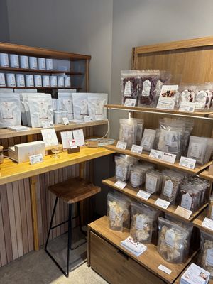 the shop in the front   at FOODLAB Tsukiji in Tokyo